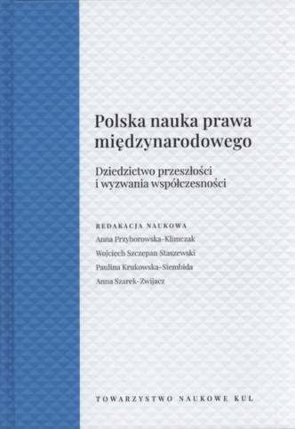 Polska nauka prawa międzynarodowego. - okładka książki