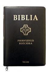 Biblia pierwszego Kościoła czarna - okładka książki
