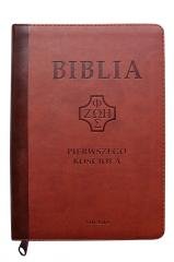 Biblia pierwszego Kościoła kasztanowa - okładka książki