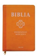 Biblia pierwszego Kościoła żółta - okładka książki