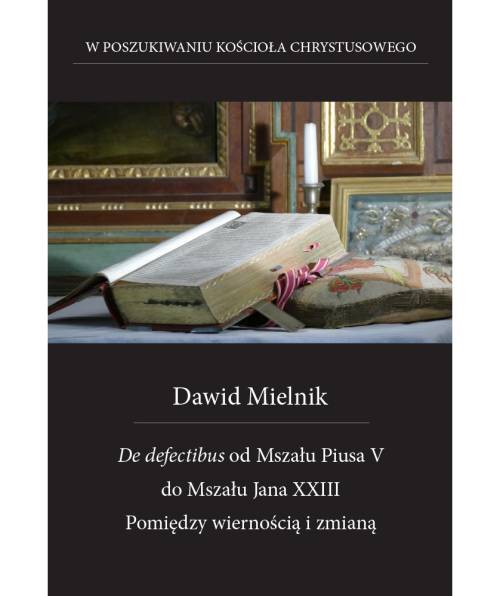 De defectibus od Mszału Piusa V - okładka książki