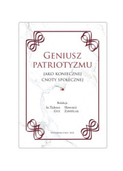 Geniusz patriotyzmu jako koniecznej - okładka książki