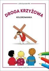 Droga krzyżowa - kolorowanka. Biblioteczka - okładka książki