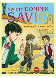 Święty Dominik Savio. Radosny patron - okładka książki