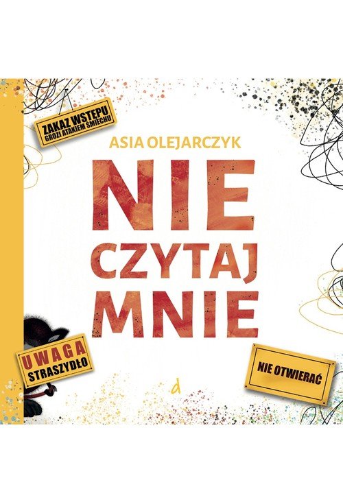 Nie czytaj mnie - okładka książki