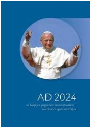 AD 2024 ze świętym papieżem Janem - okładka książki