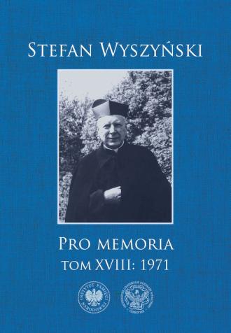 Pro memoria. Tom 18. 1971 - okładka książki