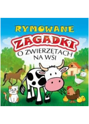 Rymowane zagadki o zwierzętach - okładka książki