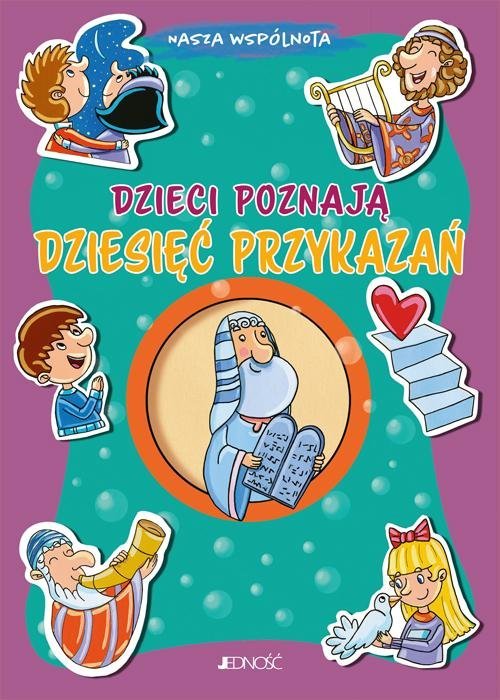 Dzieci poznają dziesięć przykazań - okładka książki