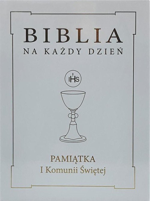 Biblia na każdy dzień Pamiątka - okładka książki