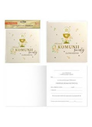 Zaproszenie Komunia 5szt - zdjęcie produktu
