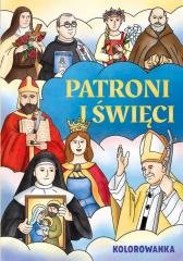 Kolorowanka Patroni i Święci - okładka książki