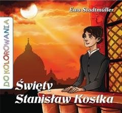 Święty Stanisław Kostka - kolorowanka - okładka książki