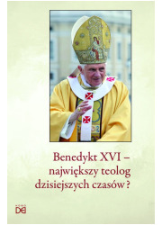 Benedykt XVI – największy teolog - okładka książki