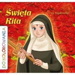 Święta Rita - kolorowanka - okładka książki