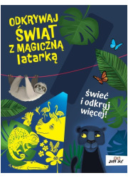 Odkrywaj świat z magiczną latarką - okładka książki