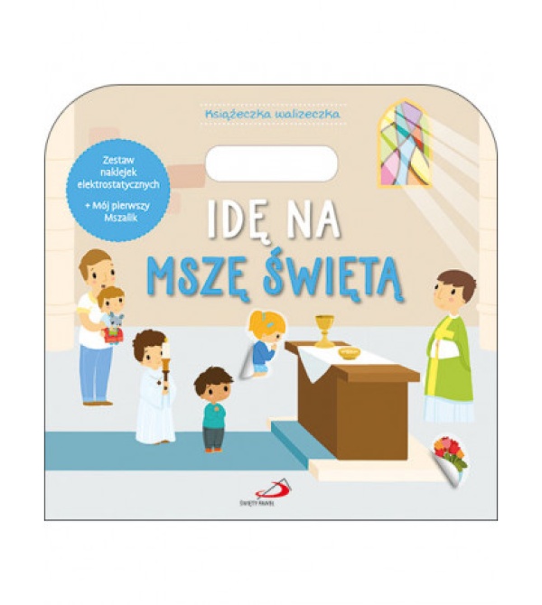 Książeczka walizeczka. Idę na Mszę - okładka książki