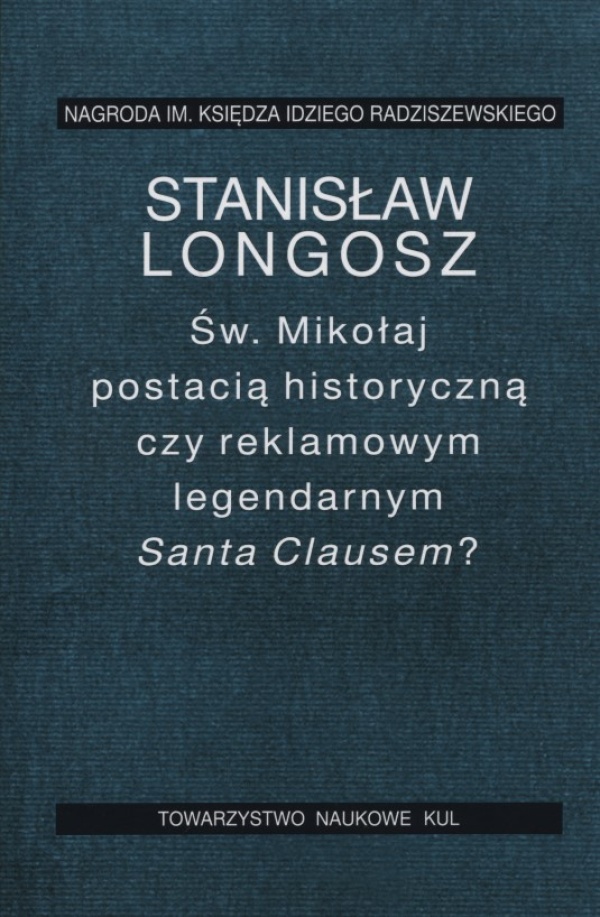 Św. Mikołaj postacią historyczną - okładka książki