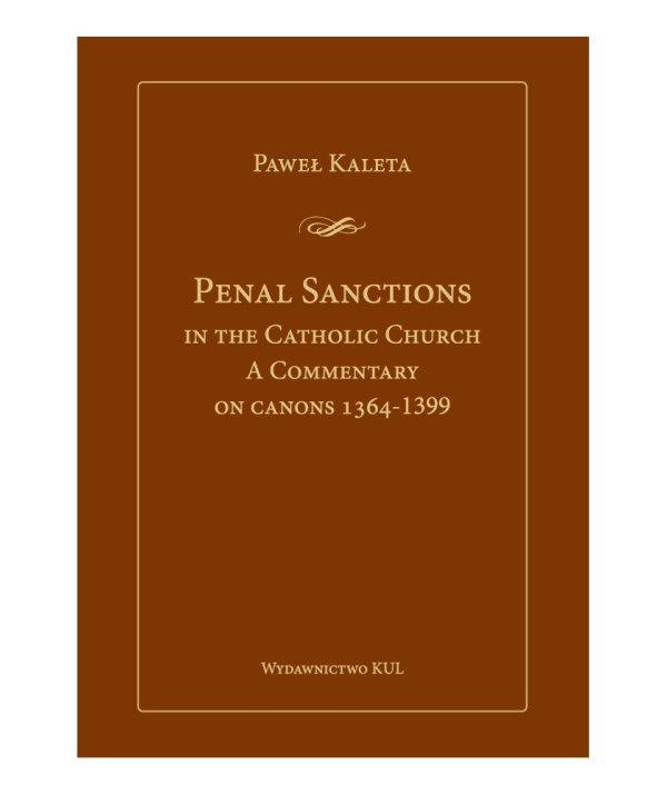 Penal Sanctions in the Catholic - okładka książki