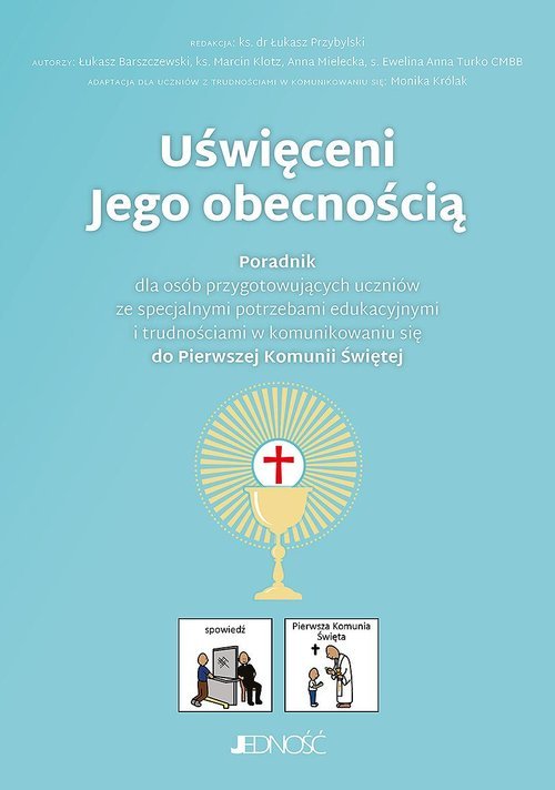 Uświęceni Jego obecnością Poradnik - okładka książki