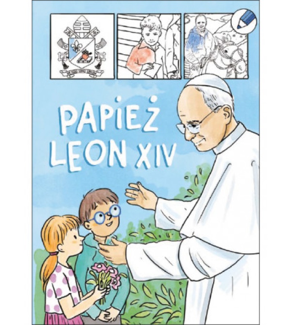 Kolorowanka. Papież Leon XIV - okładka książki