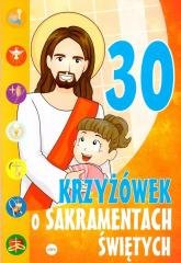 30 krzyżówek o sakramentach świętych - okładka książki