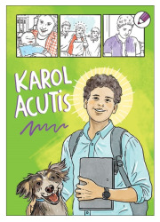 Kolorowanka. Święty Karol Acutis