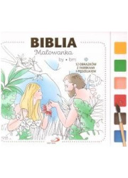 Biblia malowanka - okładka książki