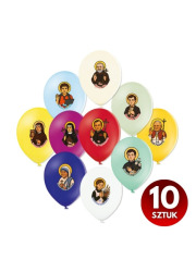 Balony ze Świętymi (10 szt.) - zdjęcie dewocjonaliów