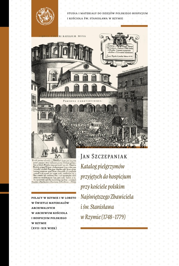 Katalog pielgrzymów przyjętych - okładka książki