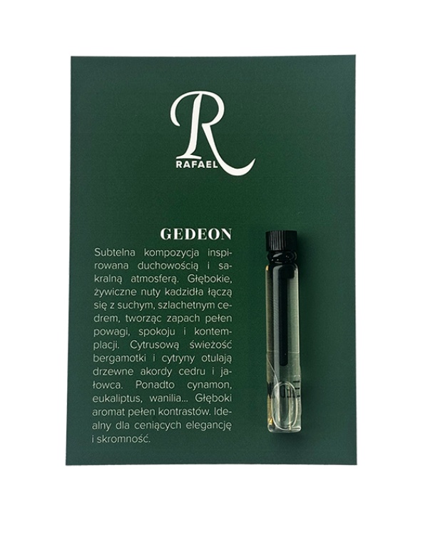 Gedeon (perfumy dla mężczyzn) próbka - zdjęcie dewocjonaliów