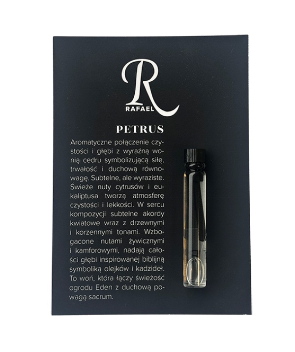 Petrus (perfumy dla mężczyzn) próbka - zdjęcie dewocjonaliów