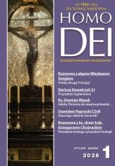 Homo Dei styczeń-marzec 1/2026 - okładka książki