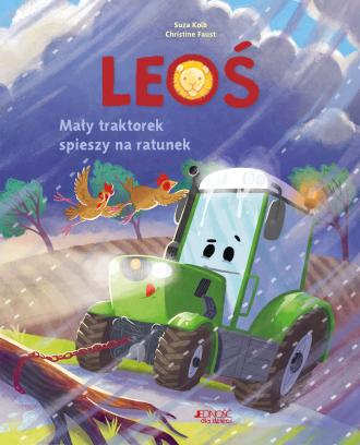 Leoś. Mały traktorek spieszy na - okładka książki