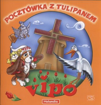 Vipo. Pocztówka z tulipanem - okładka książki