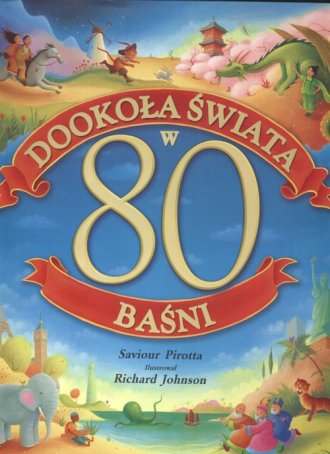 Dookoła świata w 80 baśni - okładka książki